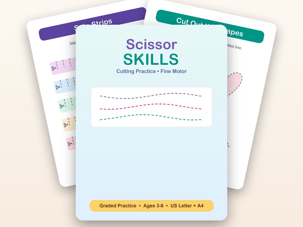 Scissor Skills workbook cover