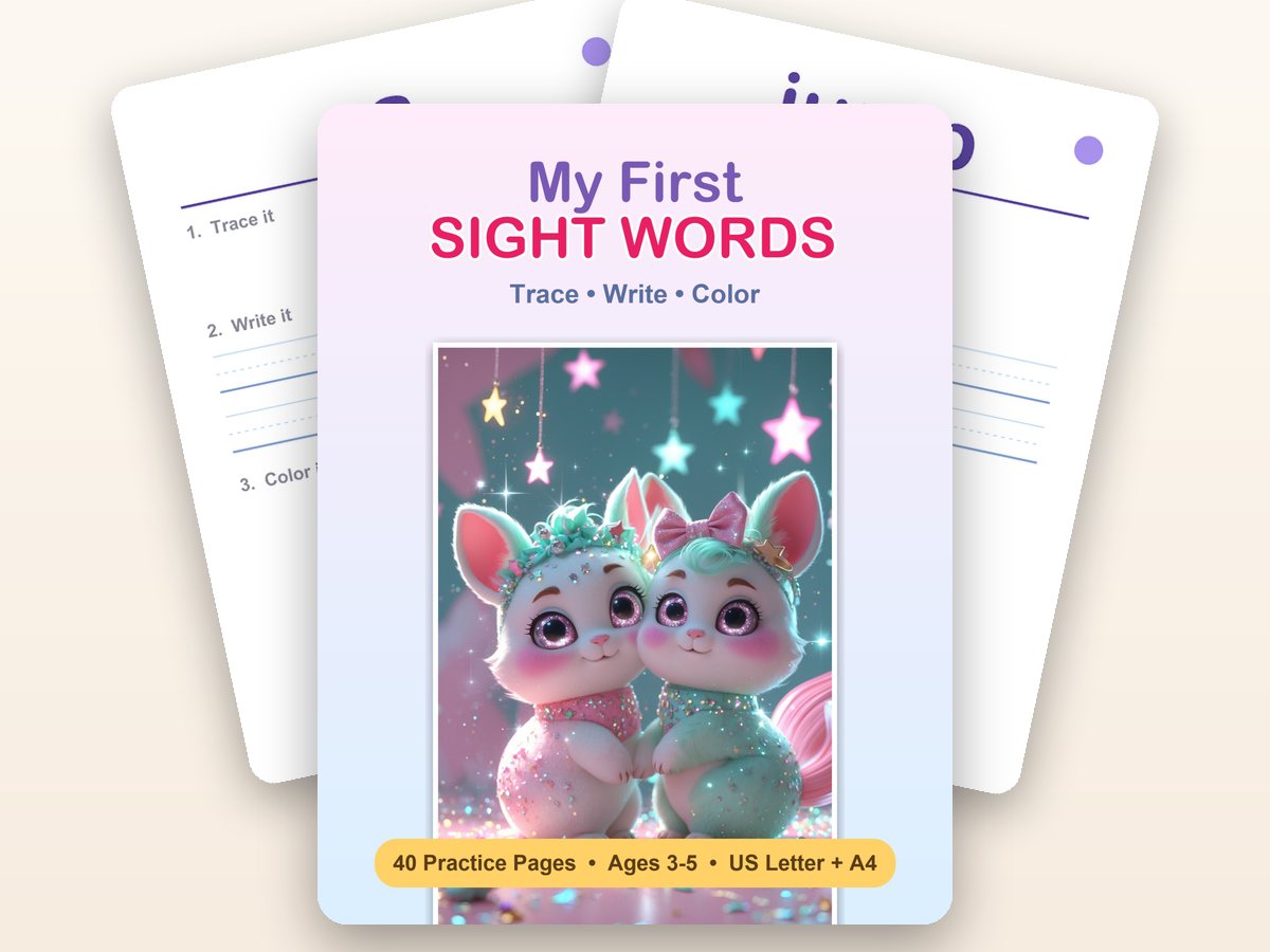 My First Sight Words workbook cover